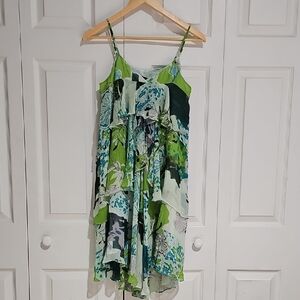 ✨ Lily Floral High-Low Dress | NWT | Flowing Ruffle Statement Piece ✨